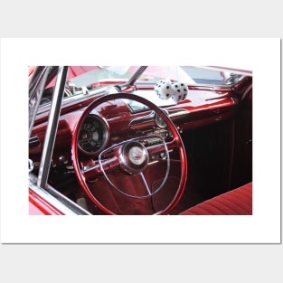 Classic Car Dashboard Posters and Art